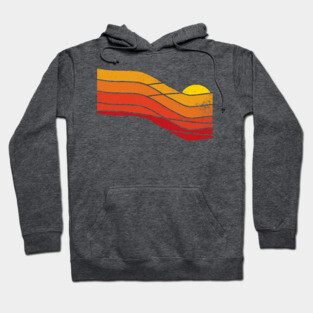 70s Retro Sunset Hoodie