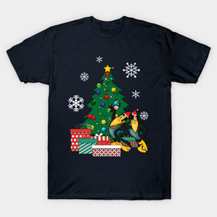Heckle And Jeckle Around The Christmas Tree T-Shirt