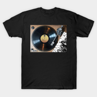 Ramones Album Playing on a Turntable T-Shirt