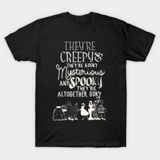 Addams Family Creepy Spooky Halloween T-Shirt