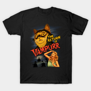 The Return of Vampurr The Halloween Cat T-Shirt