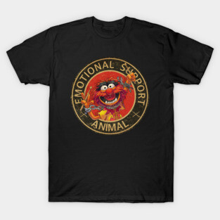 Vintage emotional support animal muppets T-Shirt