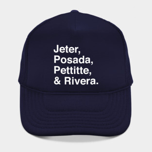 Jeter, Posada, Pettitte, Rivera - White Hat