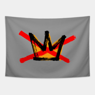 No Kings Symbol Tapestry