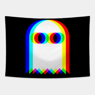 Ghost Trippy Halloween Rave EDM Music Party Tapestry
