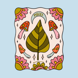 Pisces Leaf T-Shirt