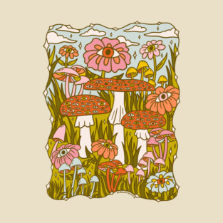 Spooky Mushrooms T-Shirt
