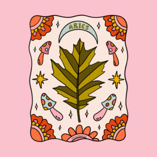 Aries Leaf T-Shirt